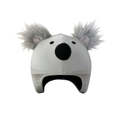COOLCASC Koala - Universal Fit Ski Helmet Cover - Customise Your Kids ski Helmet with a Fun and Cute Protective Cover - Snowboarding & Skiing Accessories - One Size fits All