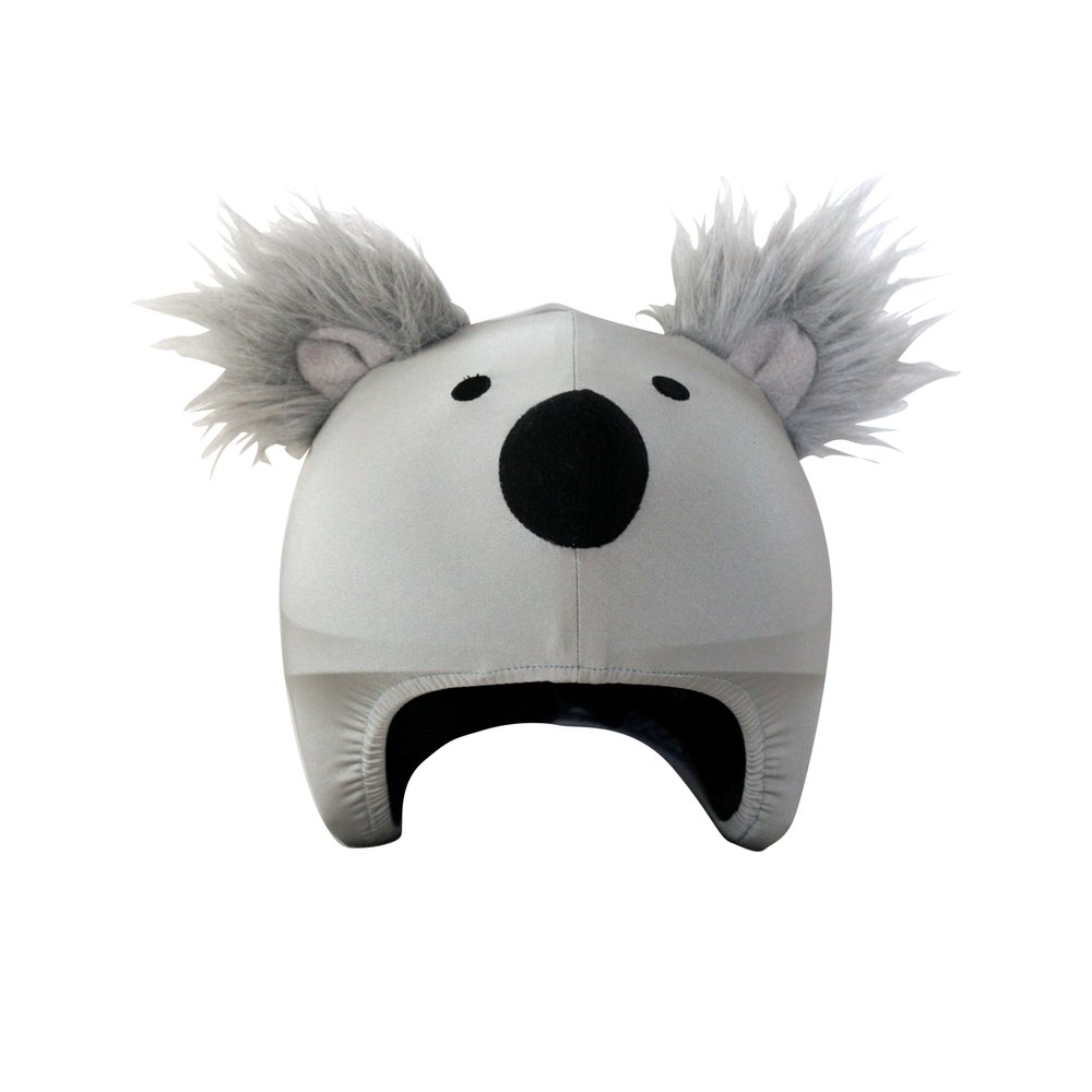 COOLCASC Koala - Universal Fit Ski Helmet Cover - Customise Your Kids ski Helmet with a Fun and Cute Protective Cover - Snowboarding & Skiing Accessories - One Size fits All