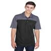 Men's Balance Colorblock Performance Piqu Polo 5XL BLACK/ CARBON view 1