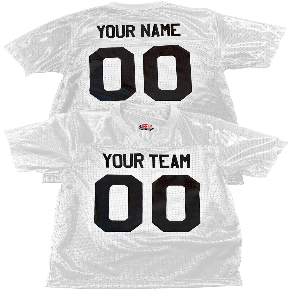 Custom Football Jersey for Men You Design Online in Adult Small in White
