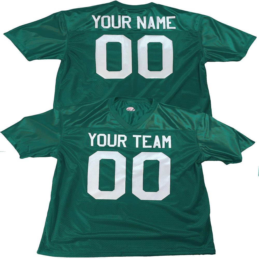 Custom Football Jersey for Men You Design Online in Adult 2X-Large in Dark Green