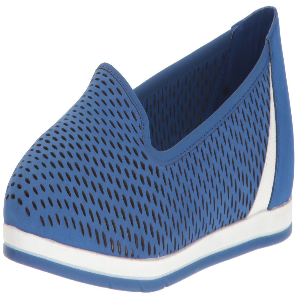 Aerosoles Women's Smart Move Flat, Blue Nubuck, 5 M US