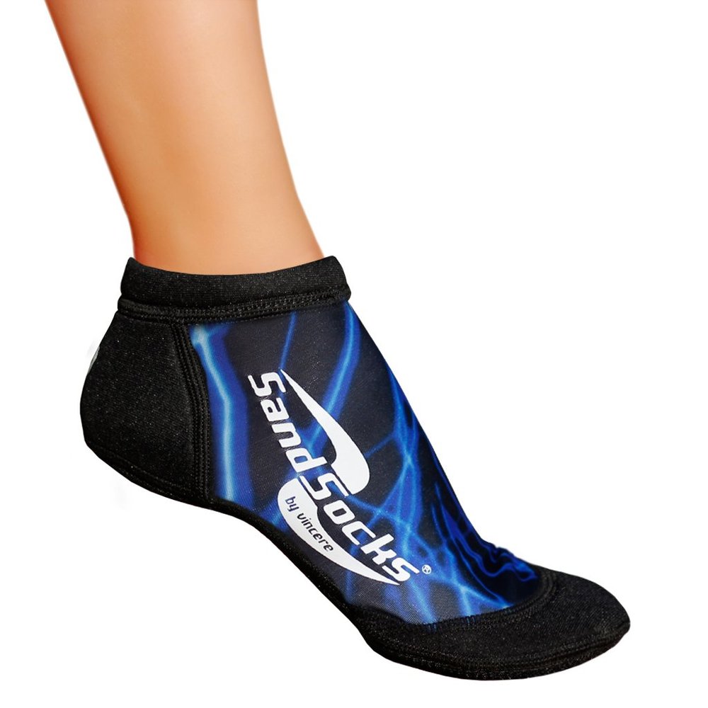 Sand Socks Sprites Blue Lightning Small (SA-BLS)