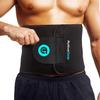 ActiveGear Waist Trimmer Belt for Stomach and Back Lumbar Support, Large: 9" x 46" - Blue view 1