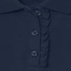 The Children's Place Girls Short Sleeve Ruffle Pique Polo,Tidal Single,XXL(16) view 3
