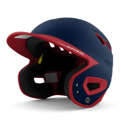 Boombah DEFCON Batting Helmet Navy/Red - Size Junior 6 1/4" - 7"
