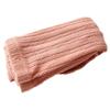Monvecle Girls' Thick Cotton Stockings Socks Stretch Cable Knit Footed Tights Pink 6-8 view 1