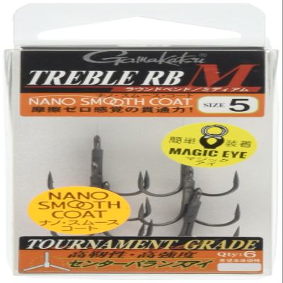 Gamakatsu Treble Hook Rose Treble RB-M (Nano Smooth Coat) #5