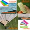 Winged Sirenny 59" (150 cm) Pairs Spinning Worship Praise Fan Pois, Adjustable Colorful Belly Dance Silk Fan Veil (Black-purple-pink) view 2