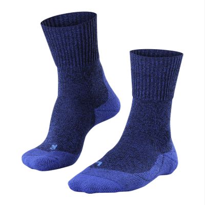 FALKE Men's Standard TK1 Wool M SO, Blue (Yve 6714), 9-10