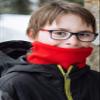 Lupa Kids Handmade Double-Layer Fleece Neck Warmer - Kids Neck Warmer for Boys & Girls - Fleece Neck Gaiter for Winter (Red, Small (2-6)) view 2