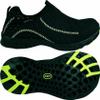 NORTY - Mens Breathable Mesh Slip-On Water Drainage Hole Shoes for Healthy Feet, Black, Lime 39688-7D(M) US view 1