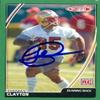 Sports Memorabilia Thomas Clayton Autographed Football Card (Kansas State) 2007 Topps Total No.473 Rookie view 1