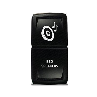 CH4X4 Rocker Switch V2 Bed Speakers Symbol - Amber Led
