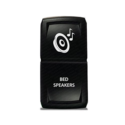 CH4X4 Rocker Switch V2 Bed Speakers Symbol - Amber Led