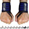 WOD Nation Wrist Wraps for Weightlifting - 12 In, Black & Dark Blue - Support Straps for Strength Training, Powerlifting & Bodybuilding - Lifting Straps with Thumb Loop view 1