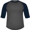 B-Baseball Youth Tee Graphite/Navy Small view 1