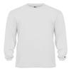 Badger Sport C2 White Youth Medium Long Sleeve Wicking Tee view 1