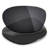 Mryok Polarized Replacement Lenses for Oakley Latch OO9265 53mm Sunglasses, HD Polarized, UV Protection, Impact Resistant & Perfectly Fit - Stealth Black view 1