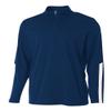 Navy Blue Adult XS Sports 1/4 Zip Moisture Wicking Cool & Comfortable Warm-up Jacket view 1
