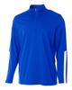 Royal Blue Adult Large Sports 1/4 Zip Moisture Wicking Cool & Comfortable Warm-up Jacket view 1
