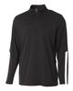 Black Adult XL Sports 1/4 Zip Moisture Wicking Cool & Comfortable Warm-up Jacket view 1