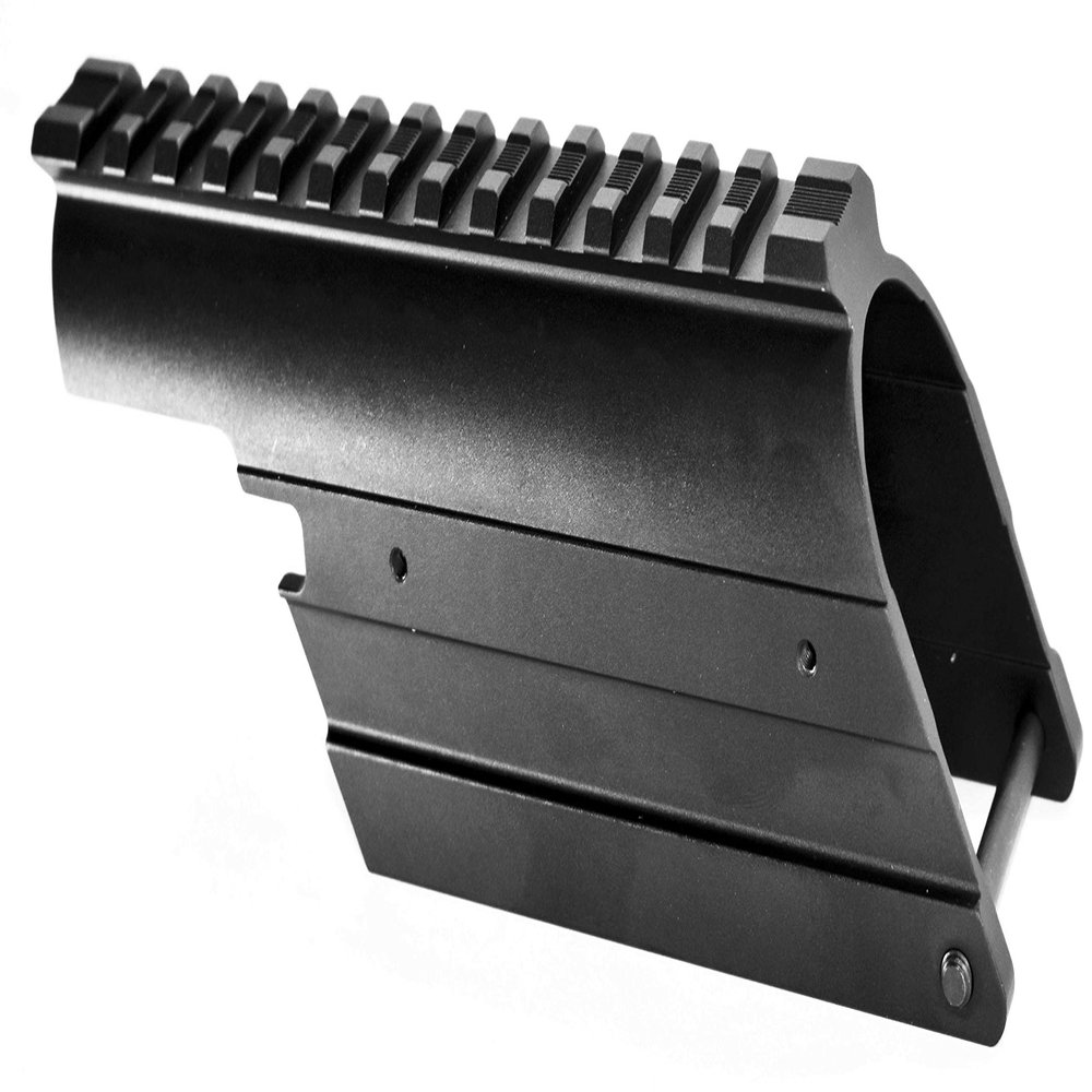 TRINITY Saddle Mount for mossberg 500 12ga Picatinny Weaver Base Adapter Mount Aluminum Black Hunting Optics Base Tactical Single Rail Mount.