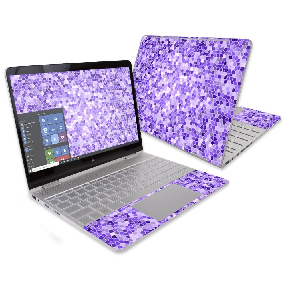 MightySkins Skin Compatible with HP Spectre x360 13" (2016) wrap Cover Sticker Skins Stained Glass