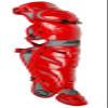 All-Star System Seven Axis Baseball Catcher's 16.5"""" Leg Guards view 1