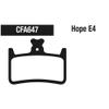 EBC Brakes CFA647 Disc Brake Pads, Compatible with Hope 3/4/RX4/E4, Red  Organic (Soft) view 2