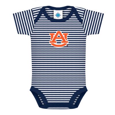 Creative Knitwear Auburn University Tigers Striped Baby Bodysuit