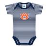 Creative Knitwear Auburn University Tigers Striped Baby Bodysuit view 1