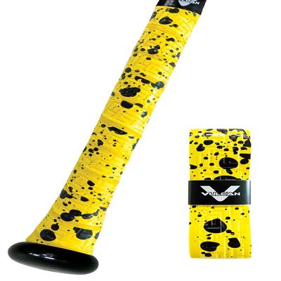 Vulcan | 0.50mm Bat Grip | Baseball/Softball | Yellow Splatter