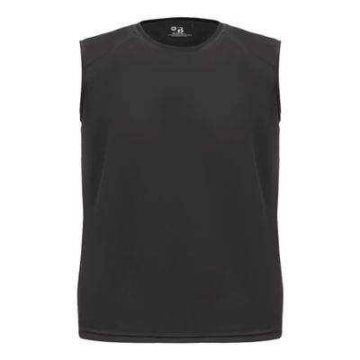 Badger Sport Black Adult 3X Sleeveless Wicking Tee
