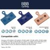 BBB Cycling BBS-56T DiscStop Organic Good Performance Bike Disc Brake Pad for for Shimano, 1 Pair (2 Pieces) view 2