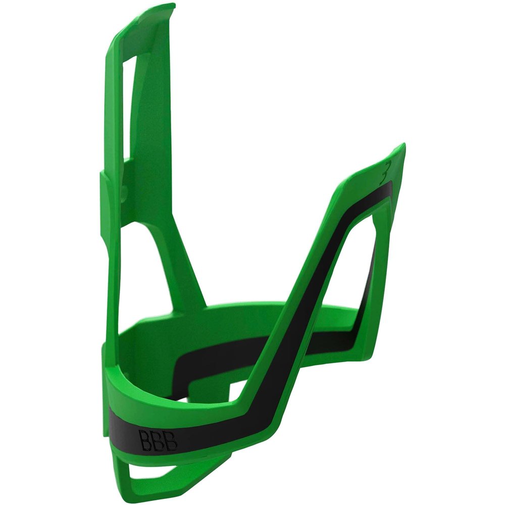 BBB BBC-39 Lightweight Bottle Holder for Bicycles, Bottle Cage, Dual Bottle Cage, Green/Black