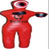 Bestzo MMA Martial Arts Brazilian Grappling Dummy Punching Bag-Standing Position Black/red Canvas-70 inches view 1