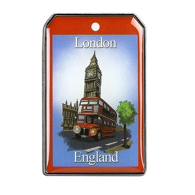 Collectible Novelty Pin for Backpack, Scarf - Made From Jeweler Class Metal - Spartan and the Green Egg Explorer Pin Series: London, England (30)