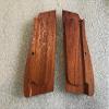 New! Grips Compatible with Browning Hi-Power, Classic Panel, Checkered Hardwood (Reproduction Work) Made & Shipped from Thailand view 3
