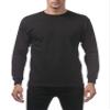 Pro Club Men's Comfort Cotton Long Sleeve T-Shirt, Black, Small view 1