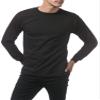 Pro Club Men's Comfort Cotton Long Sleeve T-Shirt, Black, Small view 3