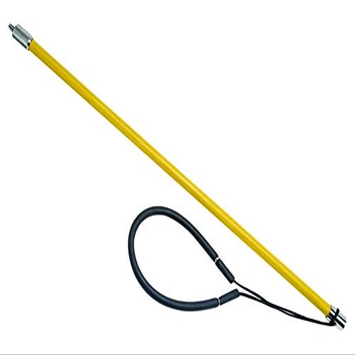Innovative Scuba Concepts Pole Spear with Latex Fiberglass Spear Power Band with Male End, Yellow, 28"/6mm