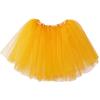 My Lello Yellow Gold Little Girls Tutu 3-Layer Ballerina (10 mo - 3T) view 1