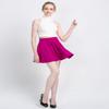 DRESSTELLS Women's Casual Mini Skater Skirts, 2025 Stretchy High Waist Aline Girls Skirt Flowy Short Plus Size Spring Easter Skorts Coral 2XL view 3
