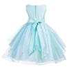 ekidsbridal Wedding Ruffles Organza Flower Girl Dress Sequin Toddler Pageant Free Petticoat 012s view 2