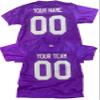 Custom Football Jersey for Men You Design Online in Adult 2X-Large in Purple view 1