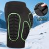 OHMOTOR 3D Padded Protective Shorts Hip Butt EVA Pad Short Pants Heavy Duty Protective Gear Guard Drop Resistance for Ski Skiing Skating Snowboard Cycling (Green - for Men, XL) view 3