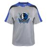 NBA Dallas Mavericks Children Unisex NBA Youth Short Sleeve Synthetic Tee,XL,Grey/Royal/Navy view 1