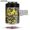WraptorCamo Old School Camouflage Camo Yellow - Decal Style Skin Wrap fits Yeti Rambler Colster and RTIC Can (Cooler NOT Included) view 2