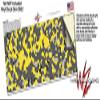 WraptorCamo Old School Camouflage Camo Yellow - Decal Style Skin Wrap fits Yeti Rambler Colster and RTIC Can (Cooler NOT Included) view 3